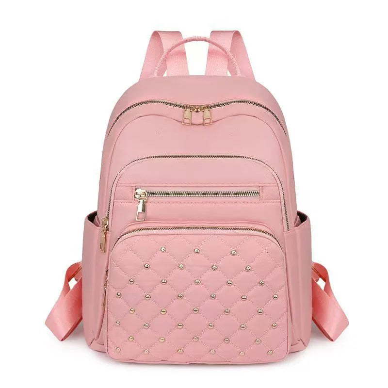 Travel backpack, double-shoulder bag, fashionable travel schoolbag, women's large-capacity multi-purpose bag