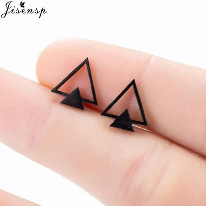 Multiple Stainless Steel Earings Fashion Jewelry Small Animal Ear Studs Music Leaf Fairy Hummingbird Earrings Pendientes Gift