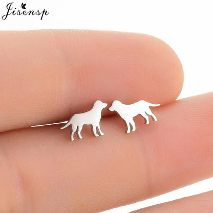 Multiple Stainless Steel Earings Fashion Jewelry Small Animal Ear Studs Music Leaf Fairy Hummingbird Earrings Pendientes Gift
