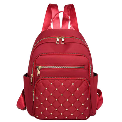 Travel backpack, double-shoulder bag, fashionable travel schoolbag, women's large-capacity multi-purpose bag