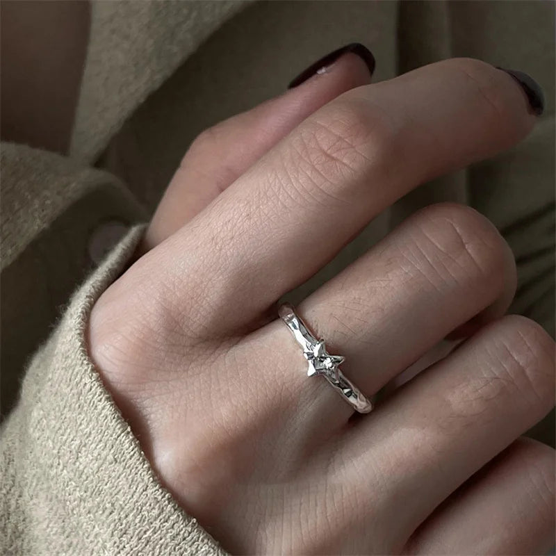 Nouvelle bague ajustable colorée en émail, bijou de mode rétro pour femme, bague géométrique couleur or, cadeau d'anniversaire de mariage